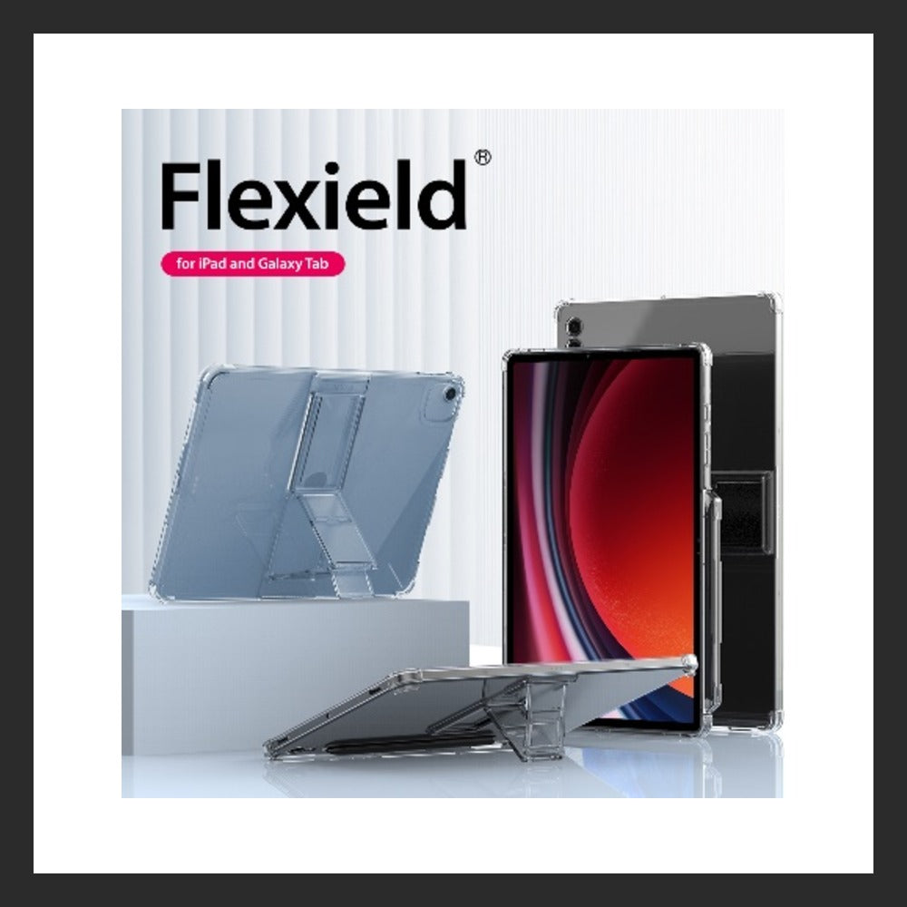Araree FLEXIELD CLEAR Tab S9 透明保護殼連支架