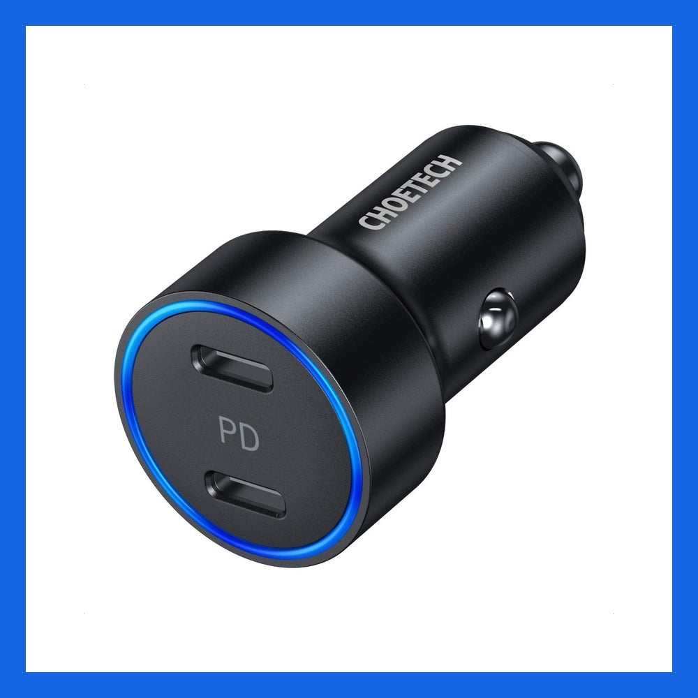 Choetech C0054 雙 USB-C PD 36W 車用快速充電器