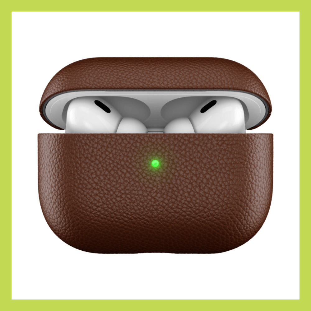 Keybudz Artisan 系列 AirPods Pro 2 真皮保護套 自然啡