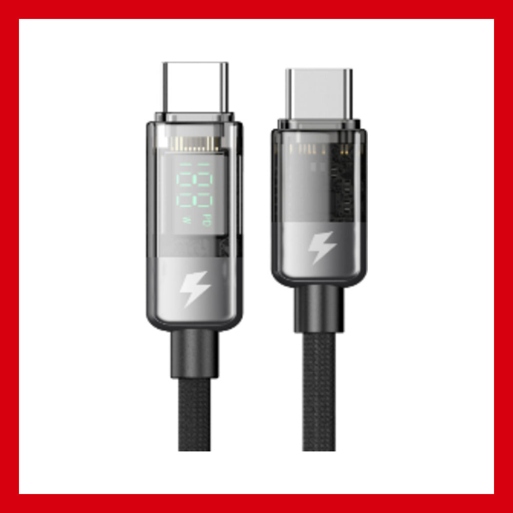 Mcdodo CA-3610 數顯自動斷電 100W Type-C 充電線