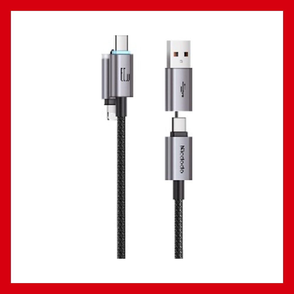 Mcdodo CA-6560 4合1 充電數據線 磁吸收納