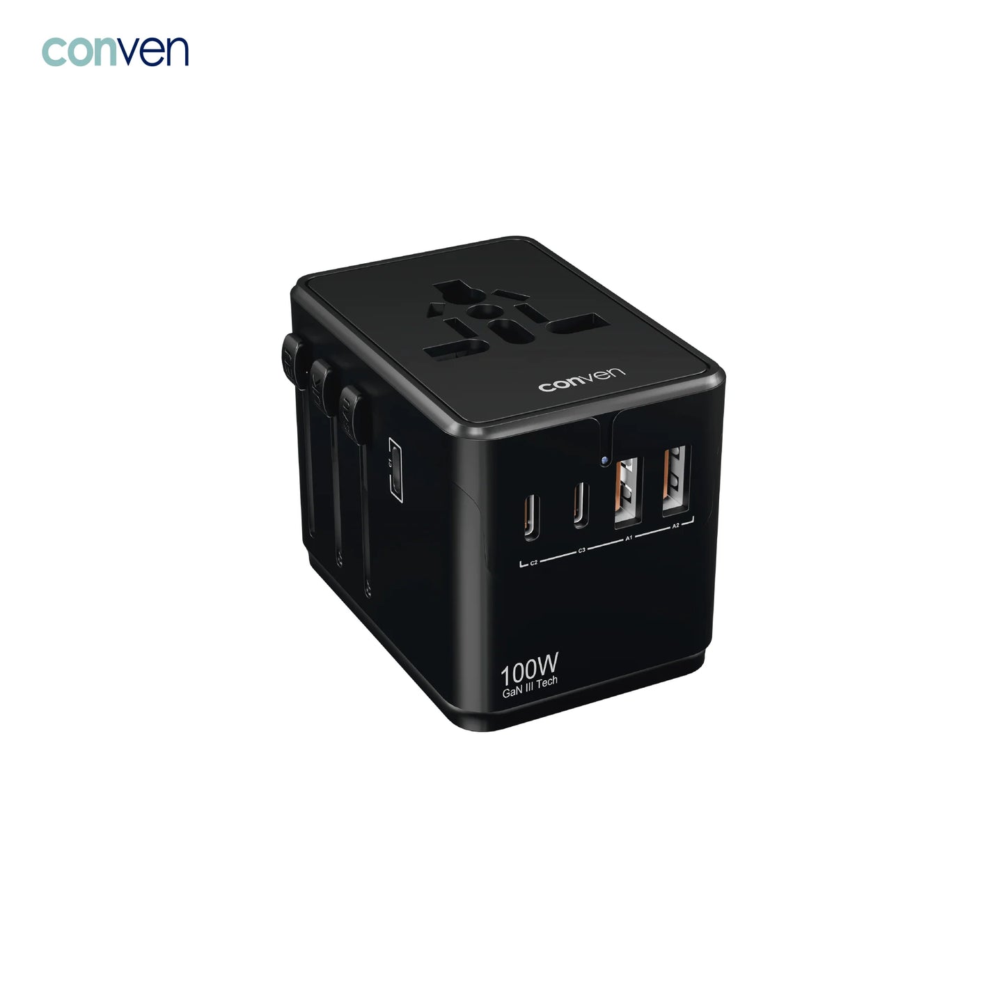 限時優惠┃CONVEN UG100 100W 旅行轉插充電器
