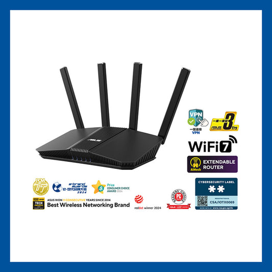 ASUS RT-BE58U 雙頻 WiFi 7 路由器 (BE3600)