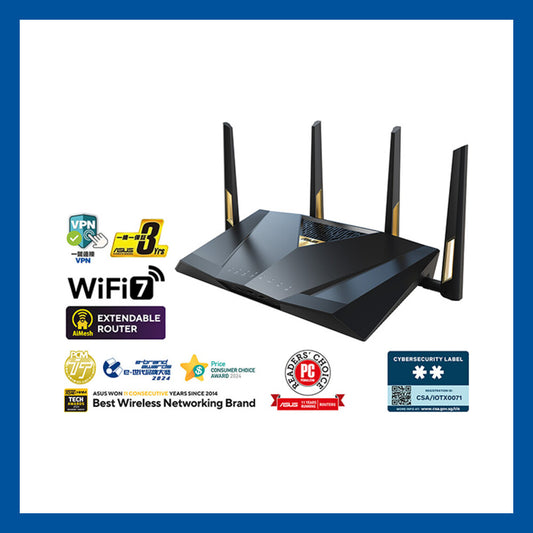 ASUS RT-BE88U 雙頻 WiFi 7 路由器 (BE7200)