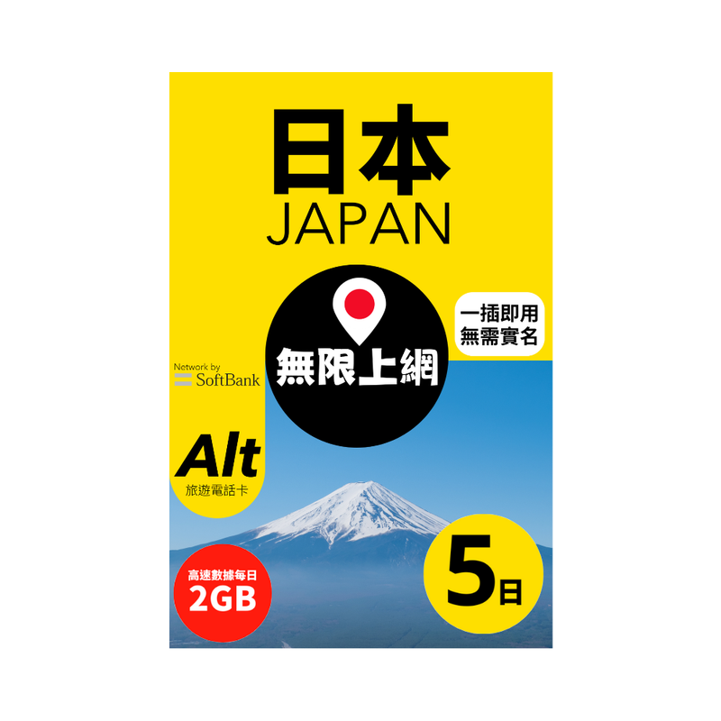 日本 SIM Card｜買 3 張 SIM 卡即送 HEPU 旅行插頭 (價值$268)