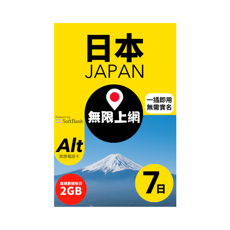 日本 SIM Card｜買 2 張 SIM 卡即送 HEPU HP238 流動電池 (價值$199)