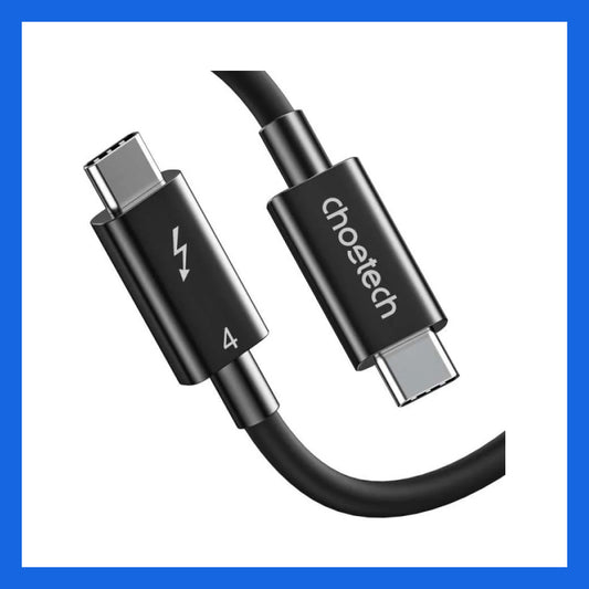 Choetech A3010 0.8米 Thunderbolt 4 Type-C 充電線