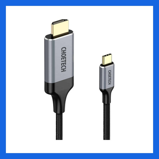 Choetech CH0021-BK USB-C 轉 HDMI 4K@60Hz 連接線 2米