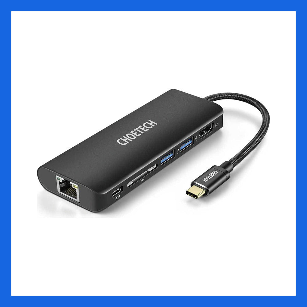 Choetech HUB-M05BK 6合1 USB-C 多功能擴展塢