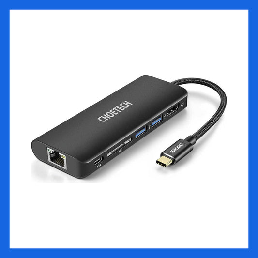 Choetech HUB-M05BK 6合1 USB-C 多功能擴展塢
