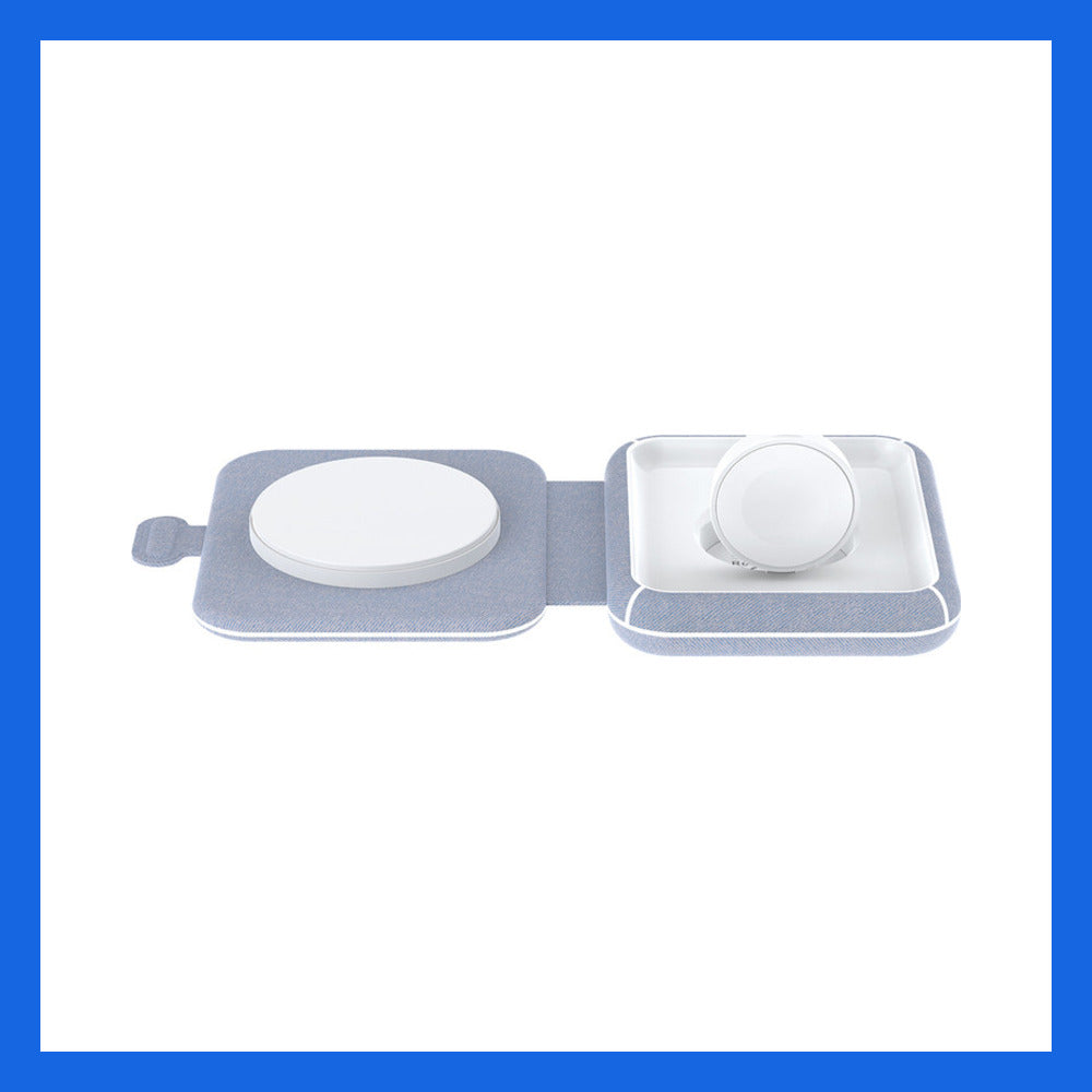 Choetech T323-CCBE 二合一 MFM MFi 可折疊無線充電器