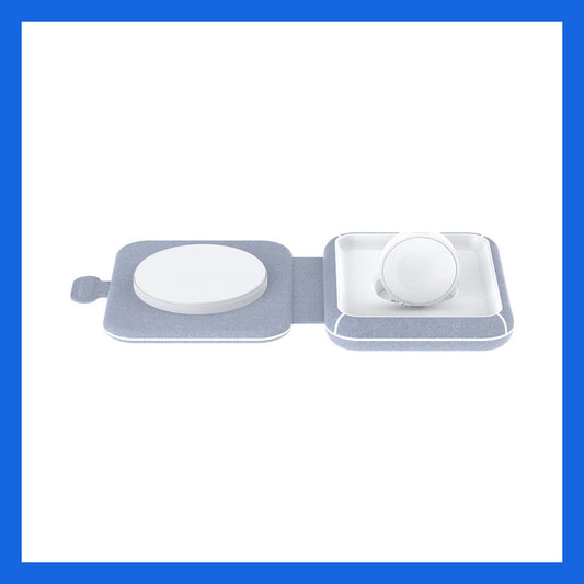 Choetech T323-CCBE 二合一 MFM MFi 可折疊無線充電器