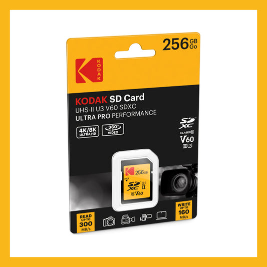 KODAK V60 SD 記憶卡 128GB-256GB（香港行貨）