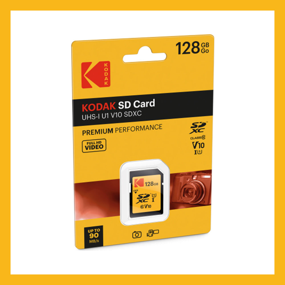 KODAK V10 SD 記憶卡 16GB-128GB（香港行貨）