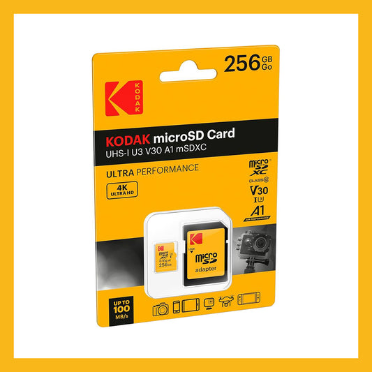 KODAK V30 MicroSD 記憶卡 64GB-256GB（香港行貨）
