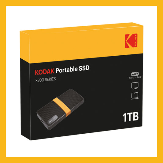 KODAK Portable SSD X200 512GB-1TB（香港行貨）