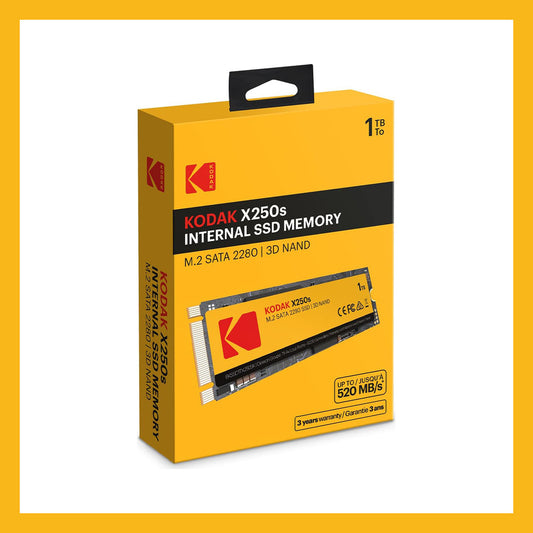 KODAK X250S M.2 SATA SSD 512GB-1TB（香港行貨）