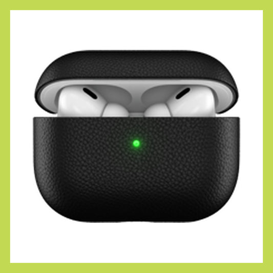 Keybudz Artisan 系列 AirPods 4 真皮保護套 黑色