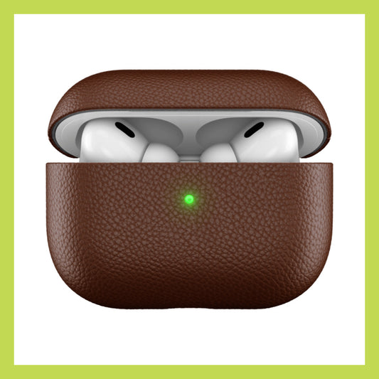 Keybudz Artisan 系列 AirPods 4 真皮保護套 自然啡