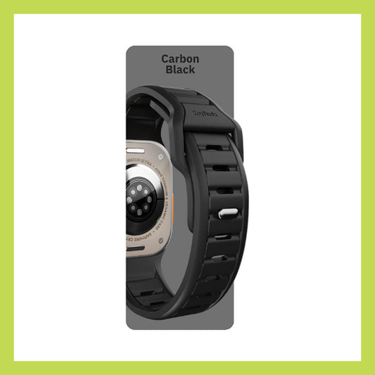 Keybudz Journey 系列 Apple Watch FKM 錶帶 碳黑色