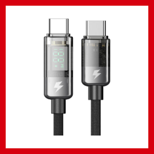 Mcdodo CA-3610 數顯自動斷電 100W Type-C 充電線