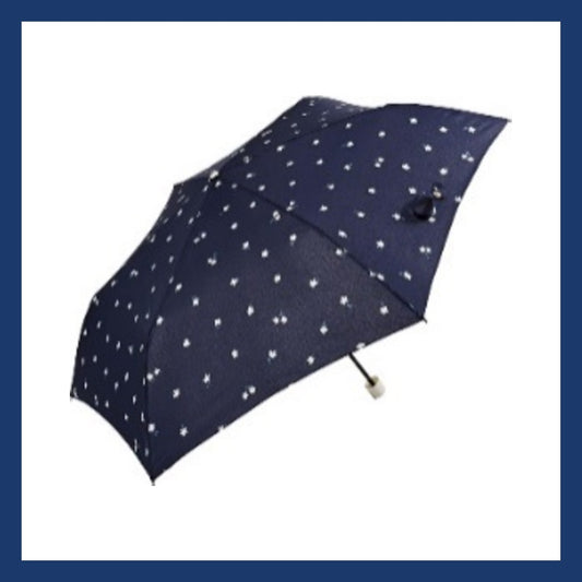 Nifty Colors Petit fleur slender mini 輕薄縮骨遮 海軍藍
