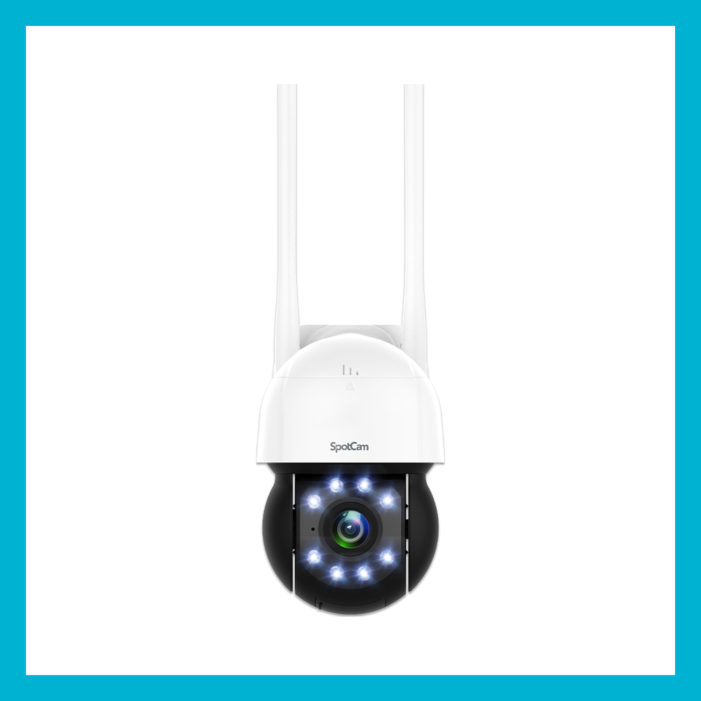 SpotCam PT1 商用 2K 戶外 IP65 360° 雲台版 IP Camera