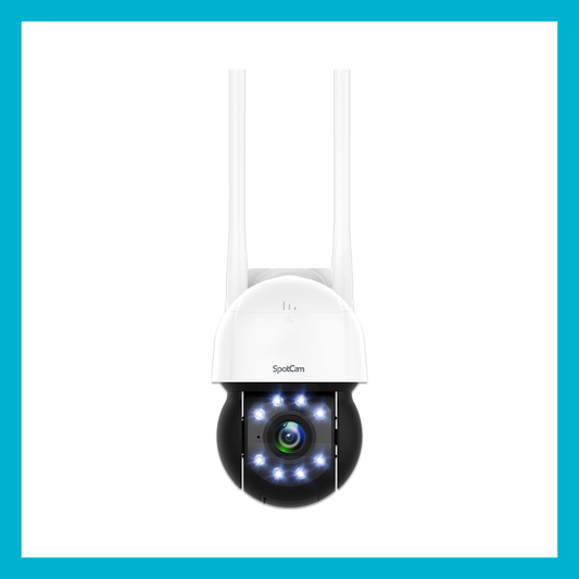 SpotCam PT1 商用 2K 戶外 IP65 360° 雲台版 IP Camera