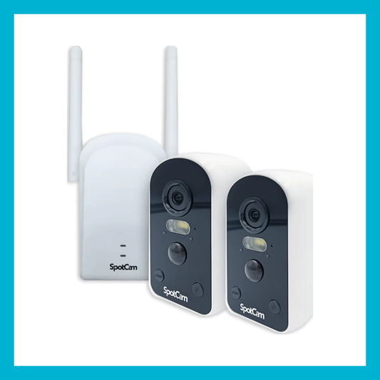 SpotCam Solo Pro 超高清2.5K 全無線電池雲端 IP Camera 雙機套裝