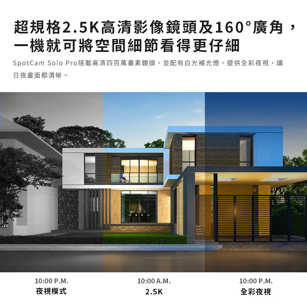 【指定信用卡 95折】SpotCam Solo Pro 超高清2.5K 全無線電池雲端 IP Camera 雙機套裝 - anlander 好貨加 - 香港