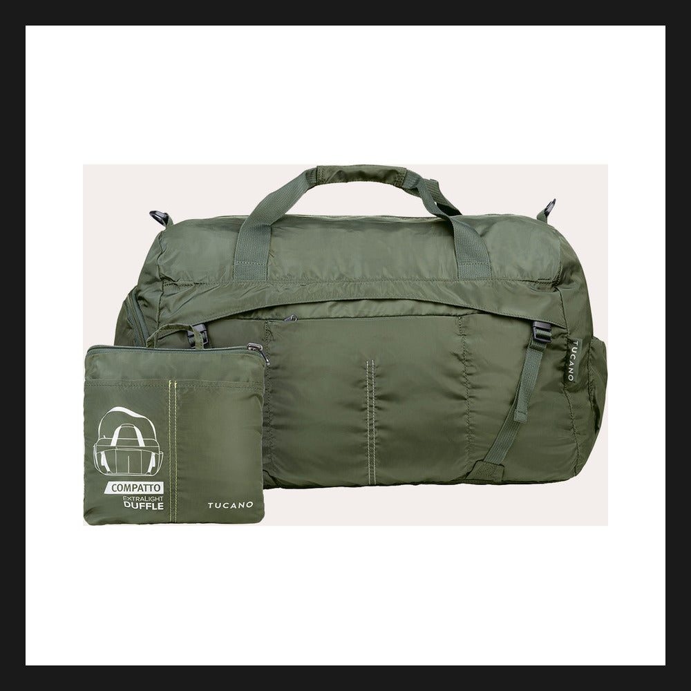 Tucano Compatto Eco 摺疊環保旅行袋 軍綠色