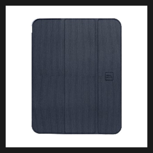 Tucano Satin iPad 保護套 軍規防撞再生塑膠 藍黑色
