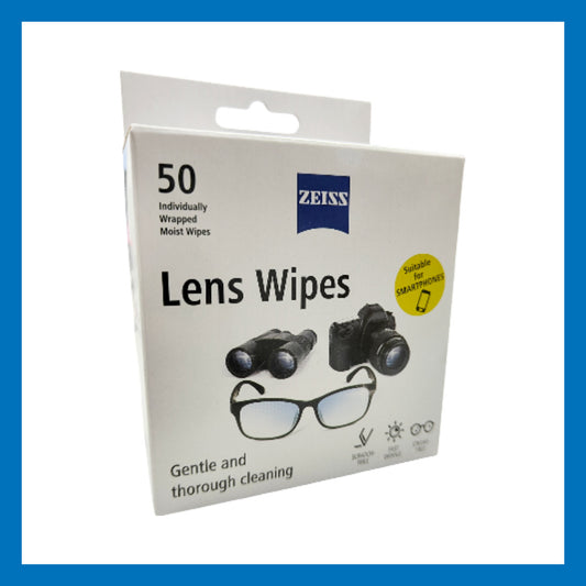 Zeiss 多用途鏡片清潔濕紙巾 溫和高效 (50片)