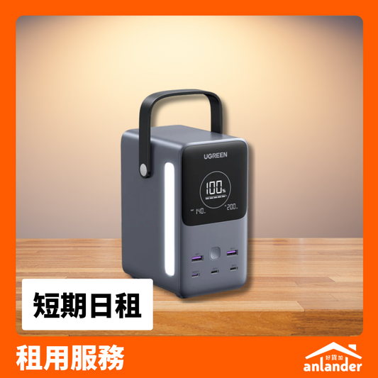 短期日租｜UGREEN 48000mAh 大功率快充移動電源
