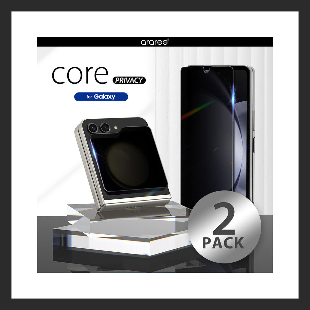 Araree CORE PRIVACY Galaxy Z Fold8 防窺鋼化玻璃屏幕保護貼 2片裝