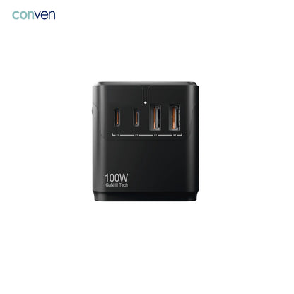 限時優惠┃CONVEN UG100 100W 旅行轉插充電器