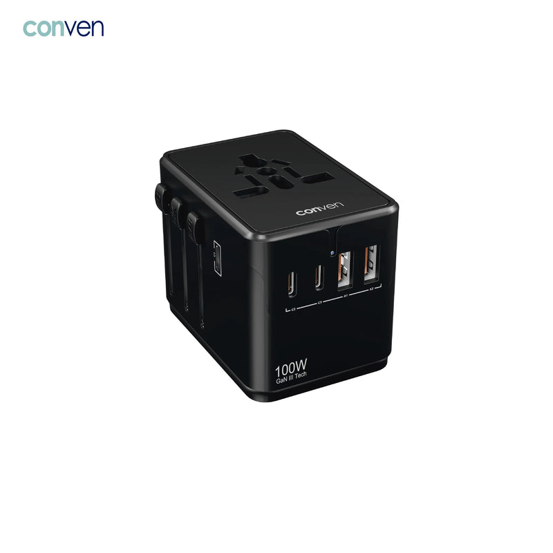 CONVEN UG100 100W 旅行轉插充電器