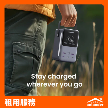 租用｜UGREEN 48000mAh 大功率快充移動電源