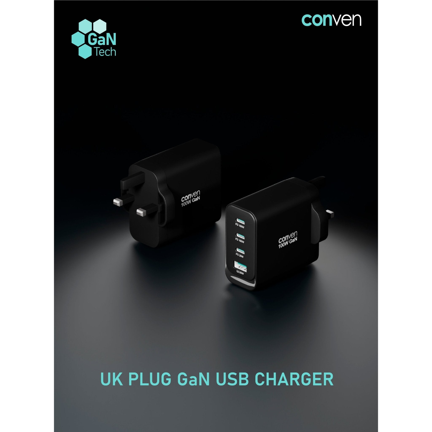 conven-tg100e-100w-gan