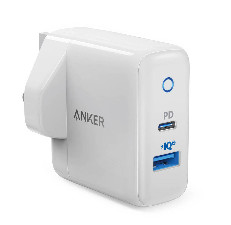 【免費送貨】Anker PowerPort PD+2 雙輸出 USB-C PD 插牆式充電器 (15+20W) - anlander 好貨加 - 香港