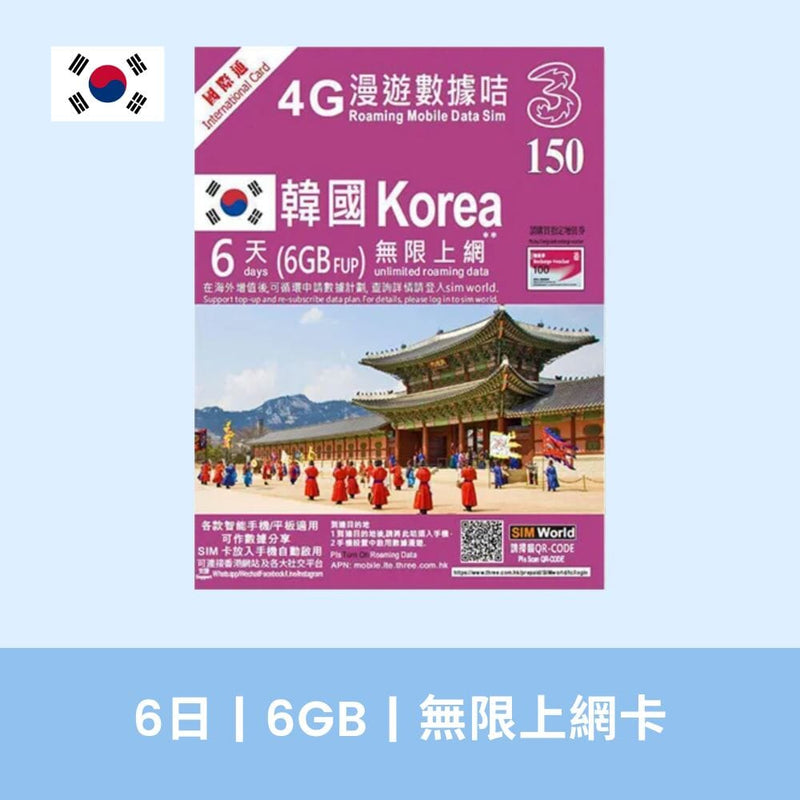 韓國旅遊 SIM 上網電話卡