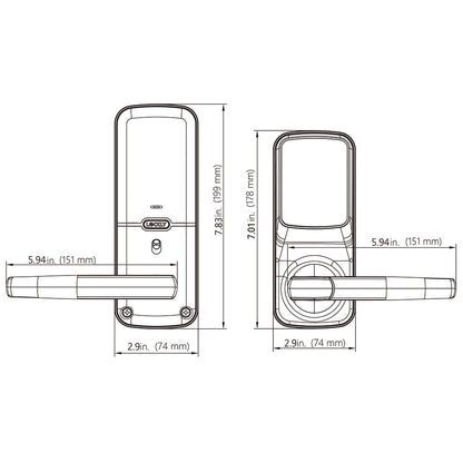 【免費送貨】Lockly Secure Plus 智能斜舌鎖 (PGD628F) - anlander 好貨加 - 香港